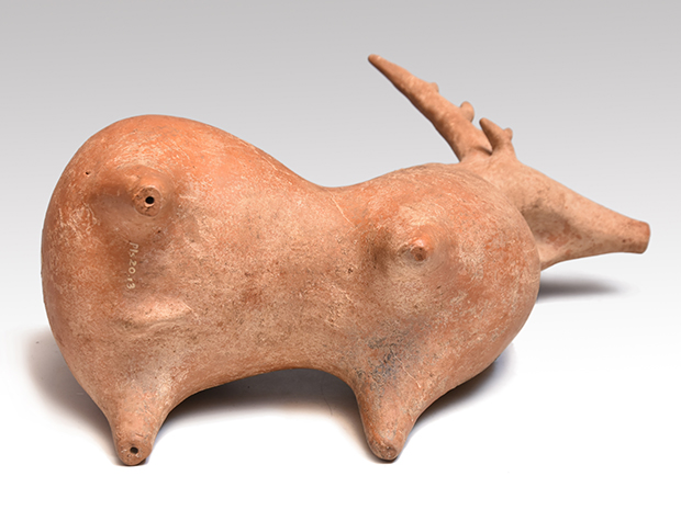 ペルシャ 波斯 テラコッタ 鹿形注口土器 置物 アゼルバイジャン 紀元前