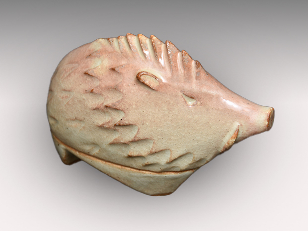 朝日焼 七十四代 朝日豊斎（造）干支亥香合 共箱 | 古美術ささき