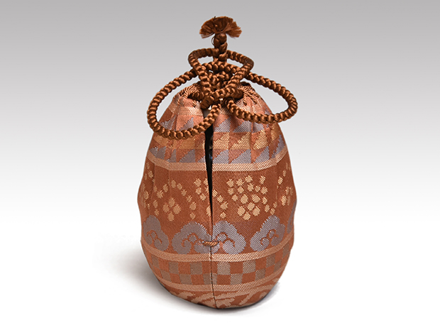 瓢形茶入 桶谷定一(作) 牙蓋 仕覆 共箱 未使用 | 古美術ささき