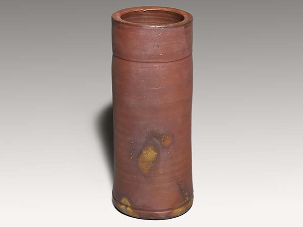 備前花生 人間国宝 藤原雄（作）共箱 | 古美術ささき