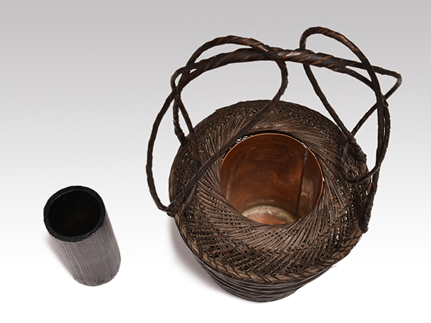 竹組 時代花籠 | 古美術ささき