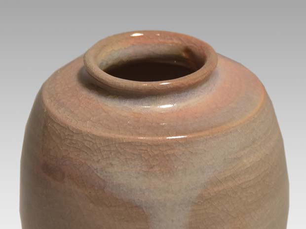 萩焼 茶入 十一代 坂高麗左衛門(韓峯)作 共箱 | 古美術ささき