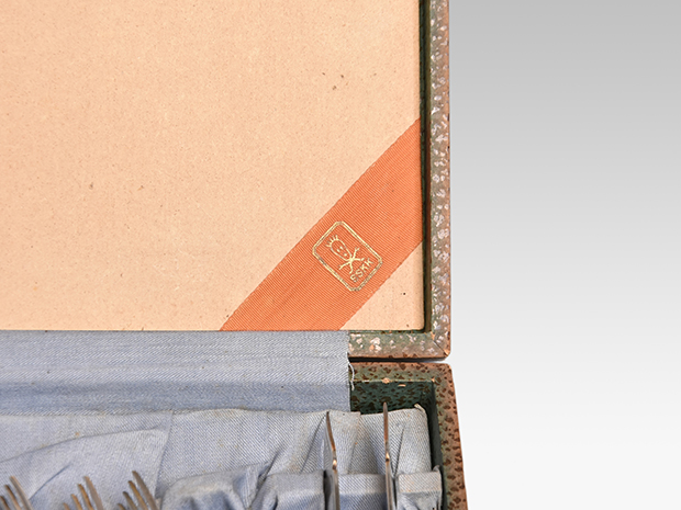 英国 YEOMAN シルバープレート 象牙 カトラリー 11本セット（フォーク