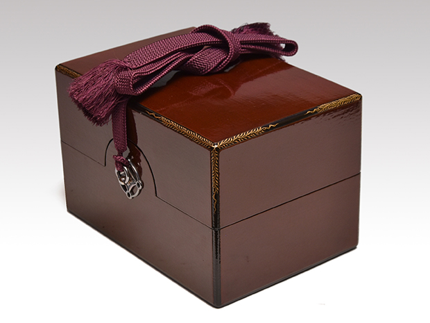 遠州好 一閑茶箱 塗師 表阿彌（作） 南鐐七宝透金具 竹影堂栄真 | 古