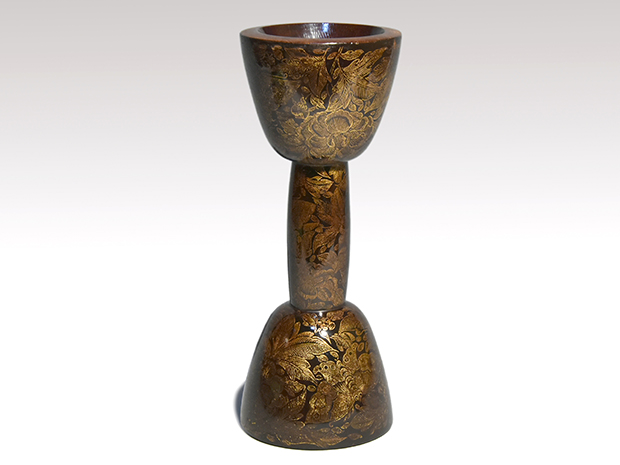 小鼓胴 沈金蝶に花蒔絵 宮増弥左衛門親賢花押入 | 古美術ささき