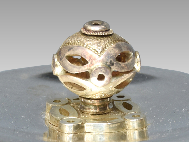 純銀 大阪 尚美堂（造）霰打銀瓶 湯瓶 663g | 古美術ささき