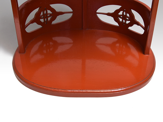 遠州好 朱塗 冠棚 | 古美術ささき