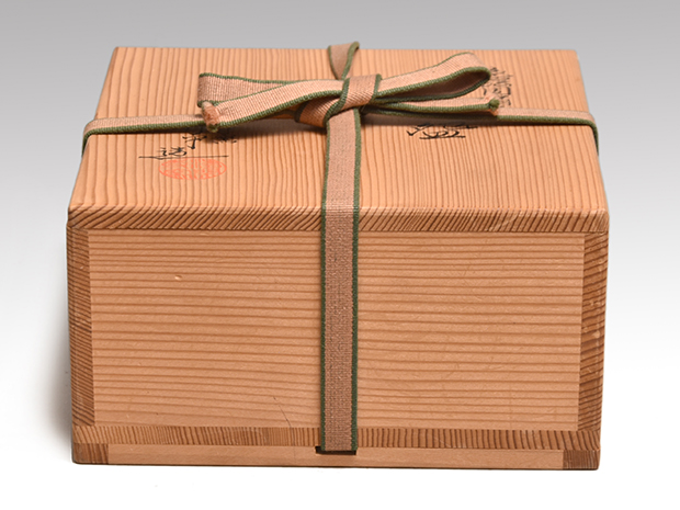 清閑寺窯 三代 杉田祥平(作) 色絵団扇画 茶碗 共箱 | 古美術ささき