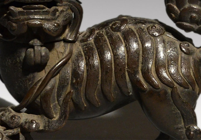 古銅 玉取獅子香炉 明時代 | 古美術ささき