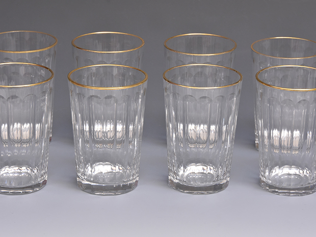 オールドバカラ グラス 12客 大正期 桐箱 | 古美術ささき