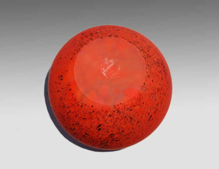 手吹 朱金彩花瓶 藤田喬平(作) | 古美術ささき