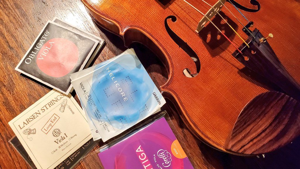 ヴィオラ弦4種弾き比べてみた！音データ – 古賀弦楽器