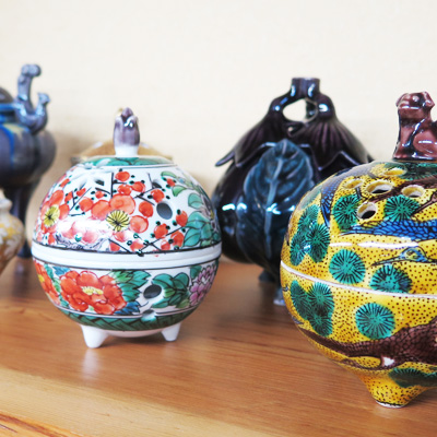 高岡銅器 香炉 鉄鉢型山水香炉 小 古手色の通販 - お香専門店香源