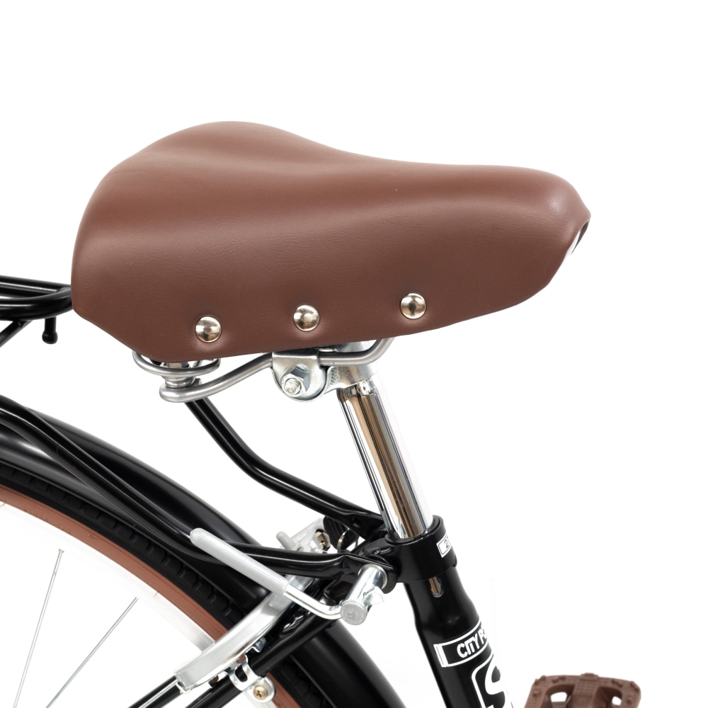 27インチ軽快車（SG仕様） 外装6段 オートライト(マットブラック