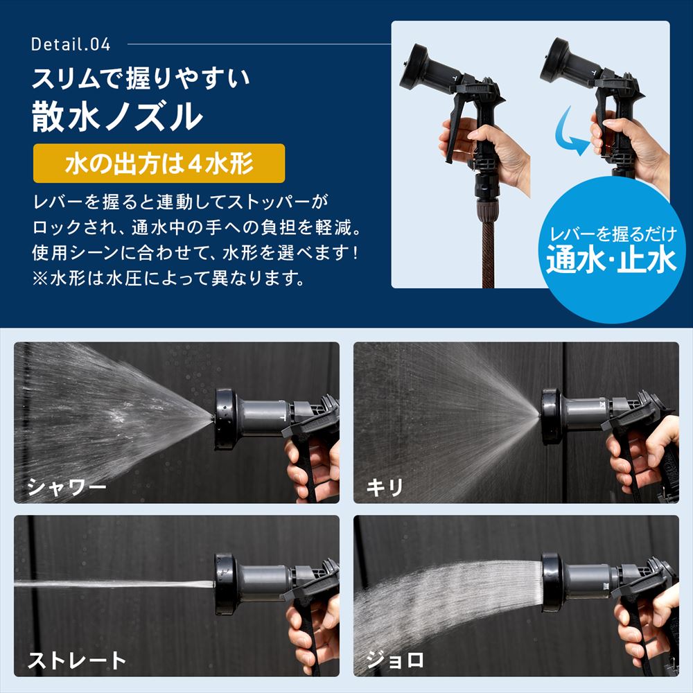 タカギ（takagi) タフブラウン20m R220TBR （散水ホースリール）(20m