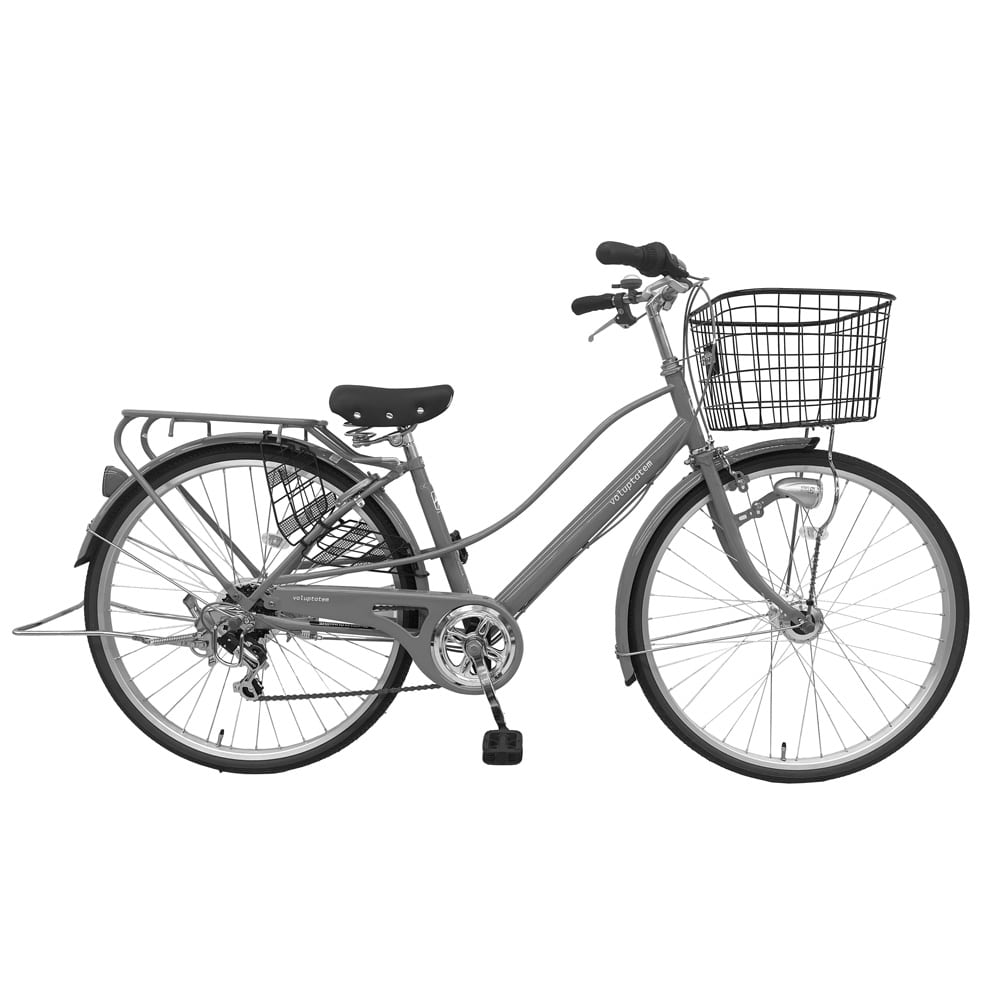 26型軽快車外装6段 オートライト ブルー(ブルー): カー・自転車