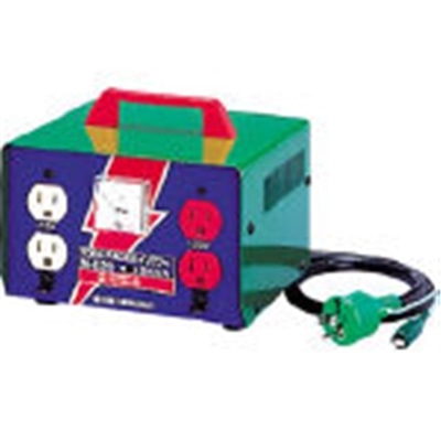 日動 変圧器 昇圧器ハイパワー 2KVA アース付タイプ M-E20(M-E20