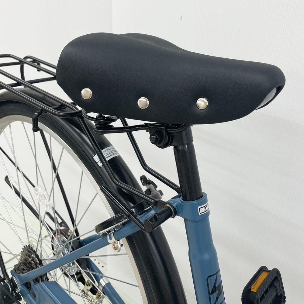 27型シティサイクル 外装6段 ブルーグレー(ブルーグレー): カー