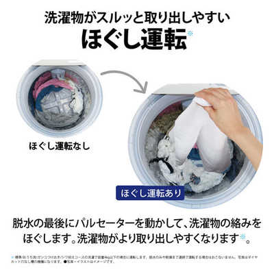 シャープ SHARP 縦型洗濯乾燥機 洗濯機6.5kg 乾燥3.5kg ヒータ乾燥 穴