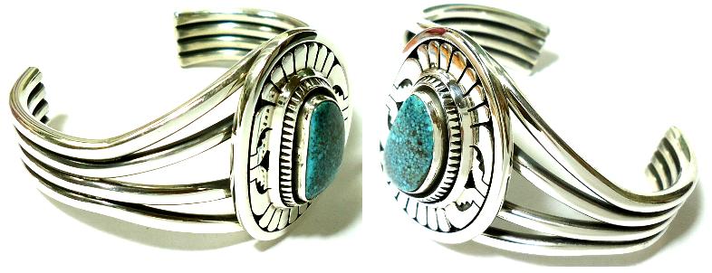 LEONARD NEZ レオナルドネズ ナバホ族 バングル 希少 LEONARD NEZ