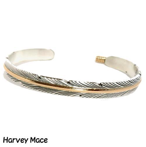 インディアンジュエリー、ファザーブレスレット、フェザー型