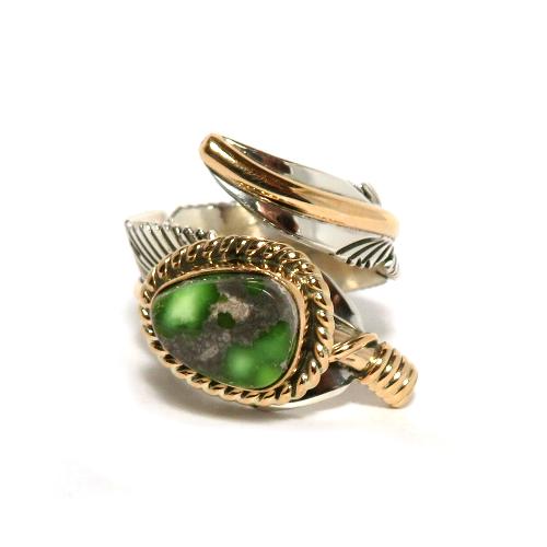 フェザーリング、インディアンジュエリー、羽型ジュエリー、Harvey Mace