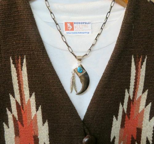 インディアンジュエリー ベアクローペンダント