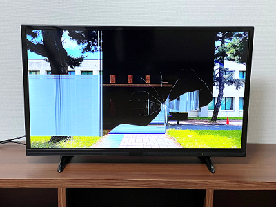 テレビ画面の破損に気を付けましょう！－破損や水ぬれにより高額な修理