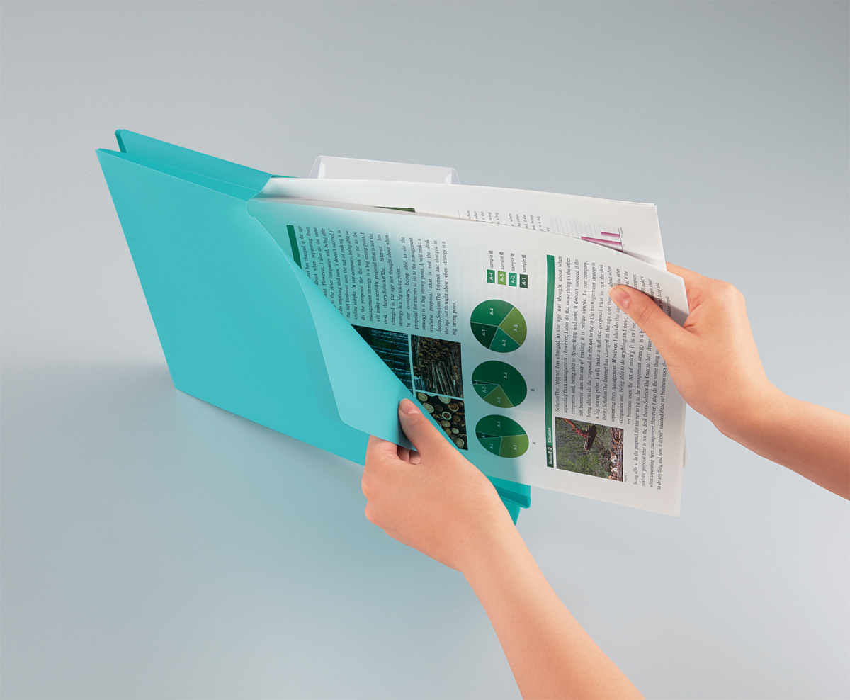 個別フォルダーNEOS PP製A4マチ30mmB色｜文具｜コクヨ