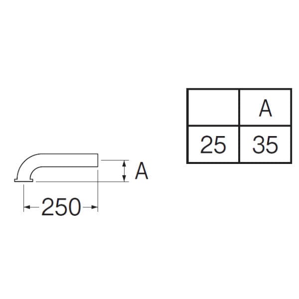 SANEI（サンエイ）Pパイプ パイプ径25mm用 金属製 PH71