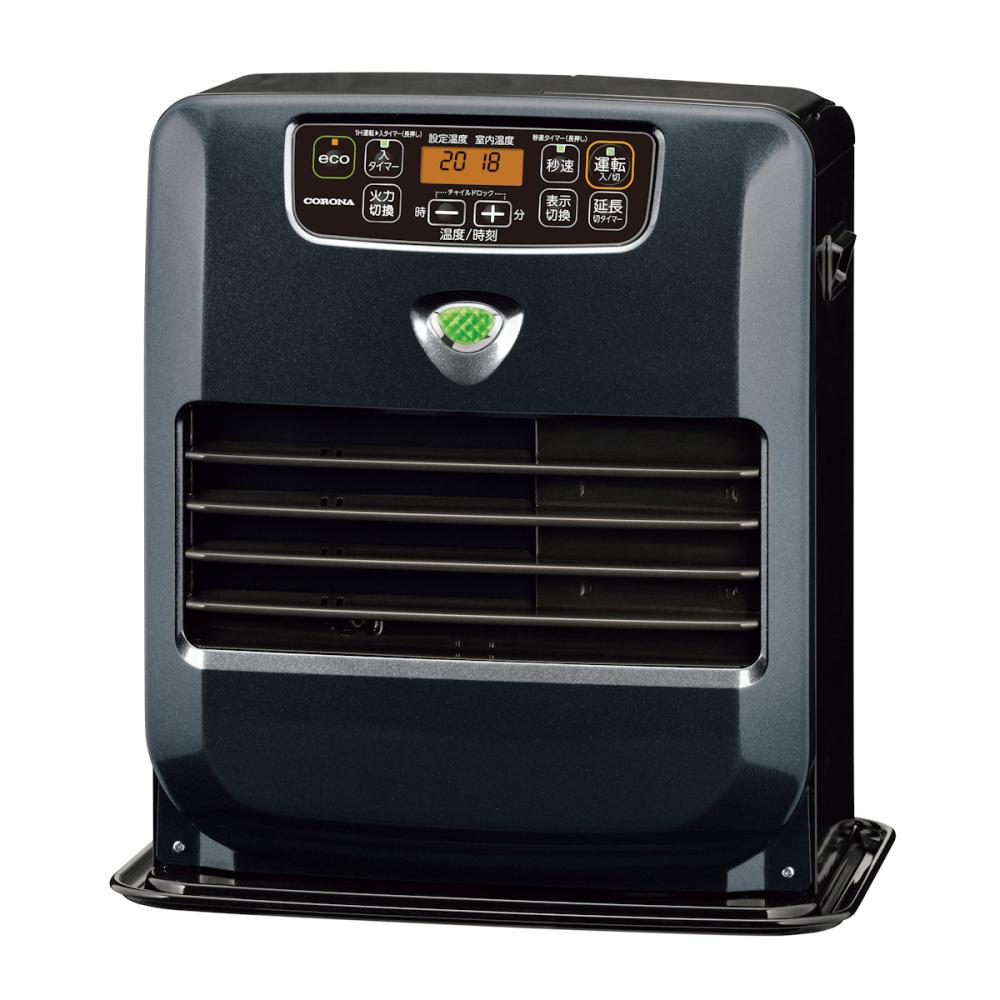 コロナ 石油ファンヒーター 木造12畳 ホワイト FH