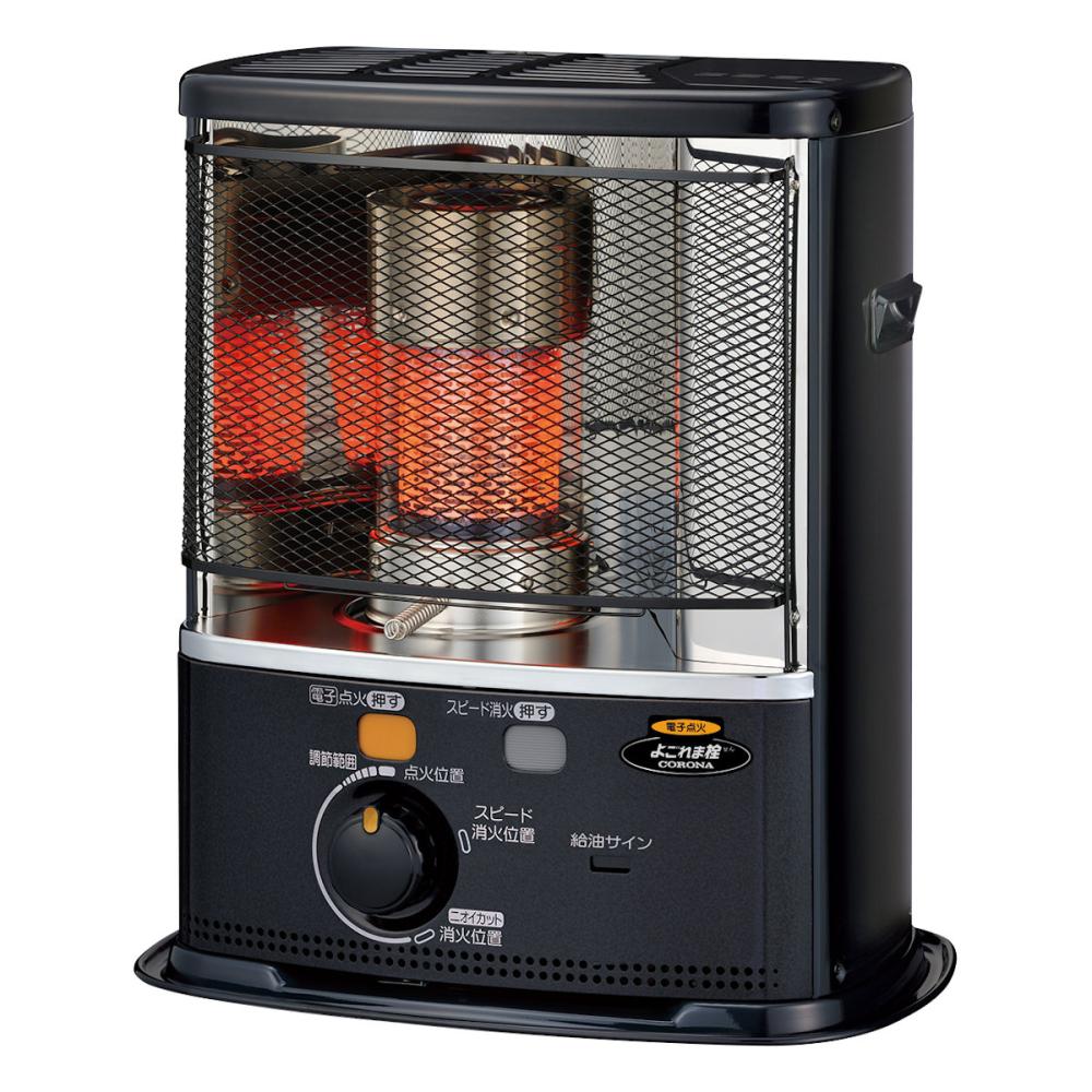 限定商品】コロナ 反射型 石油ストーブ 木造10畳 ダークグレー SX