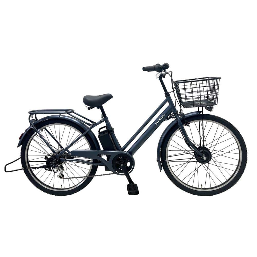 電動アシスト自転車 SUISUI（スイスイ） ワイドタイヤ 26