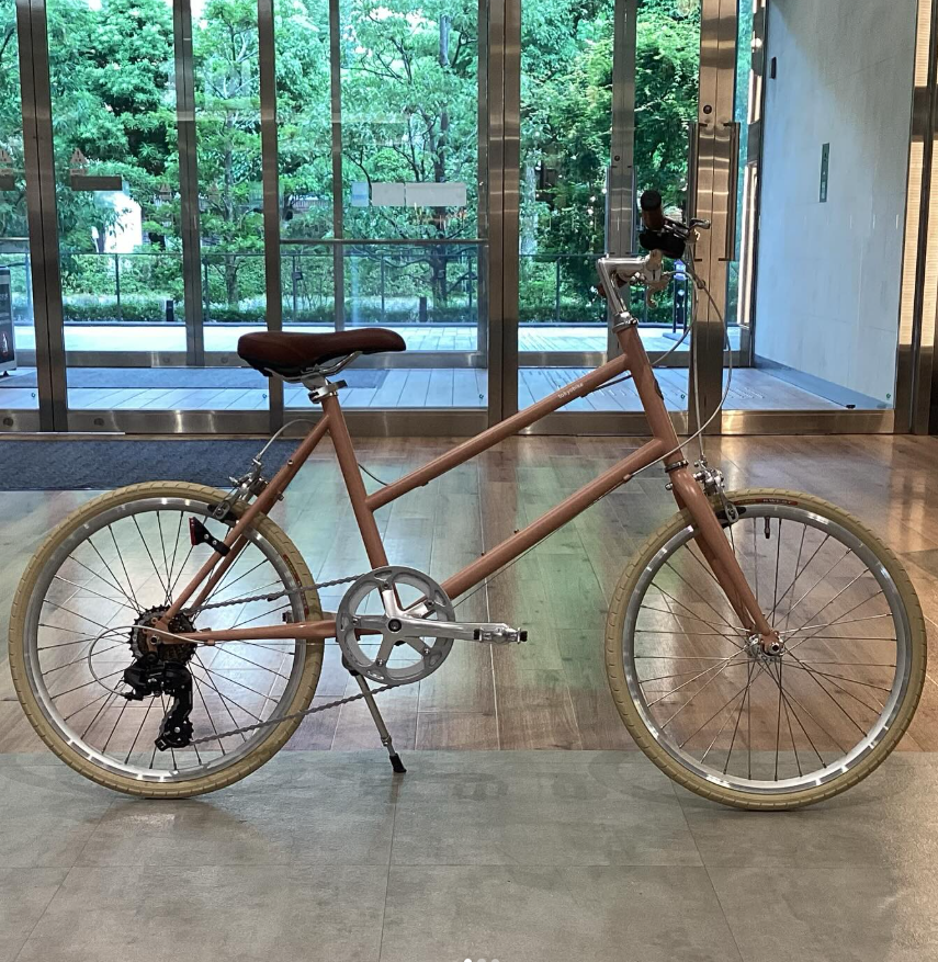 tokyobike bisou☆スタッガードフレーム☆7段変速☆カラー:モモ