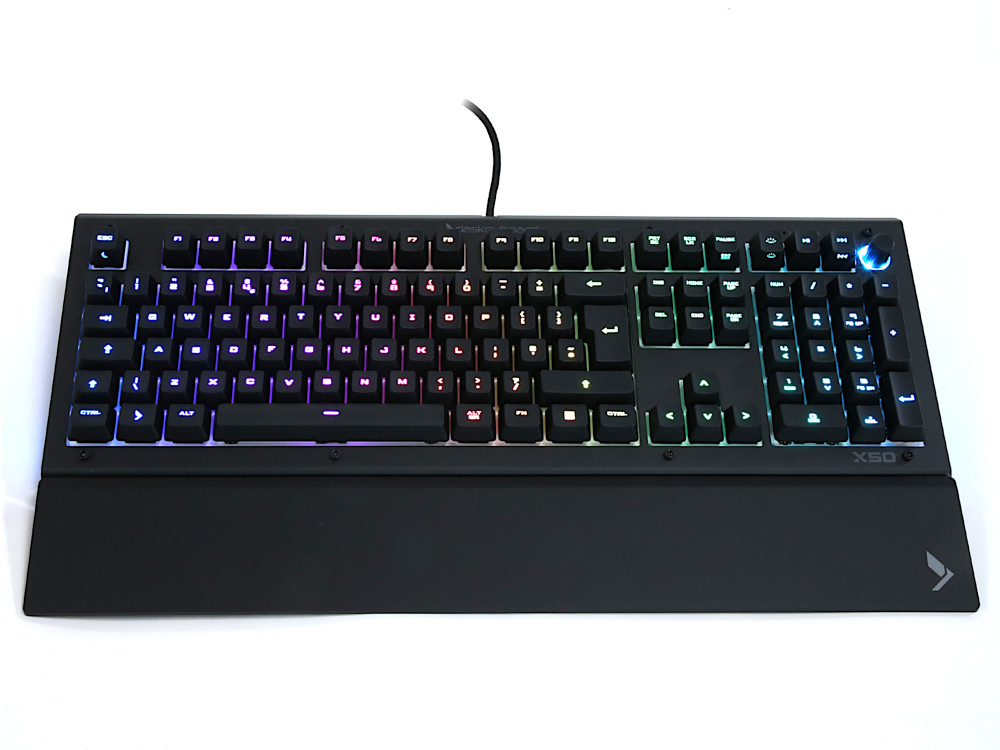 UK Das X50Q Smart RGB Tactile Mechanical Gaming PC Keyboard
