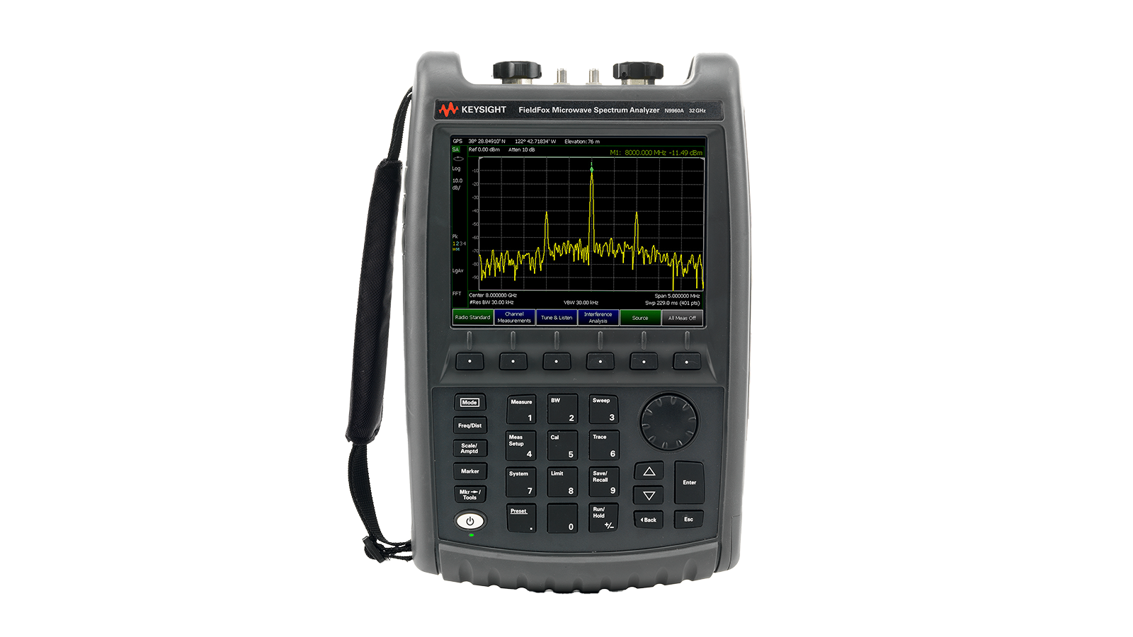 N9960A FieldFoxハンドヘルドマイクロ波スペクトラム・アナライザ、32