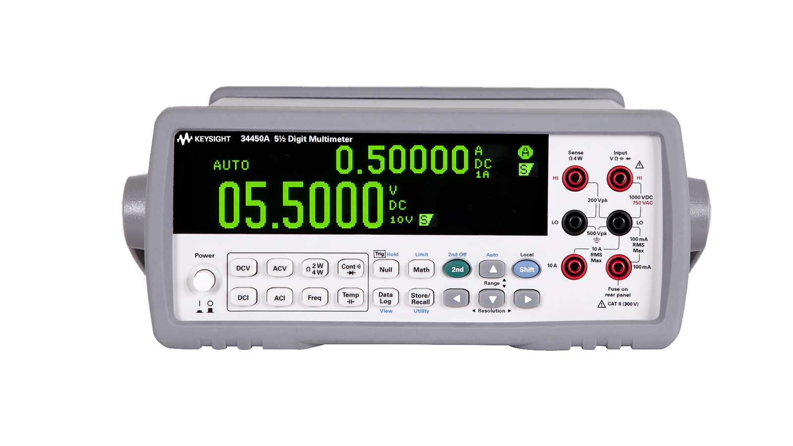 34450Aデジタルマルチメータ、5.5桁、OLEDディスプレイ | Keysight