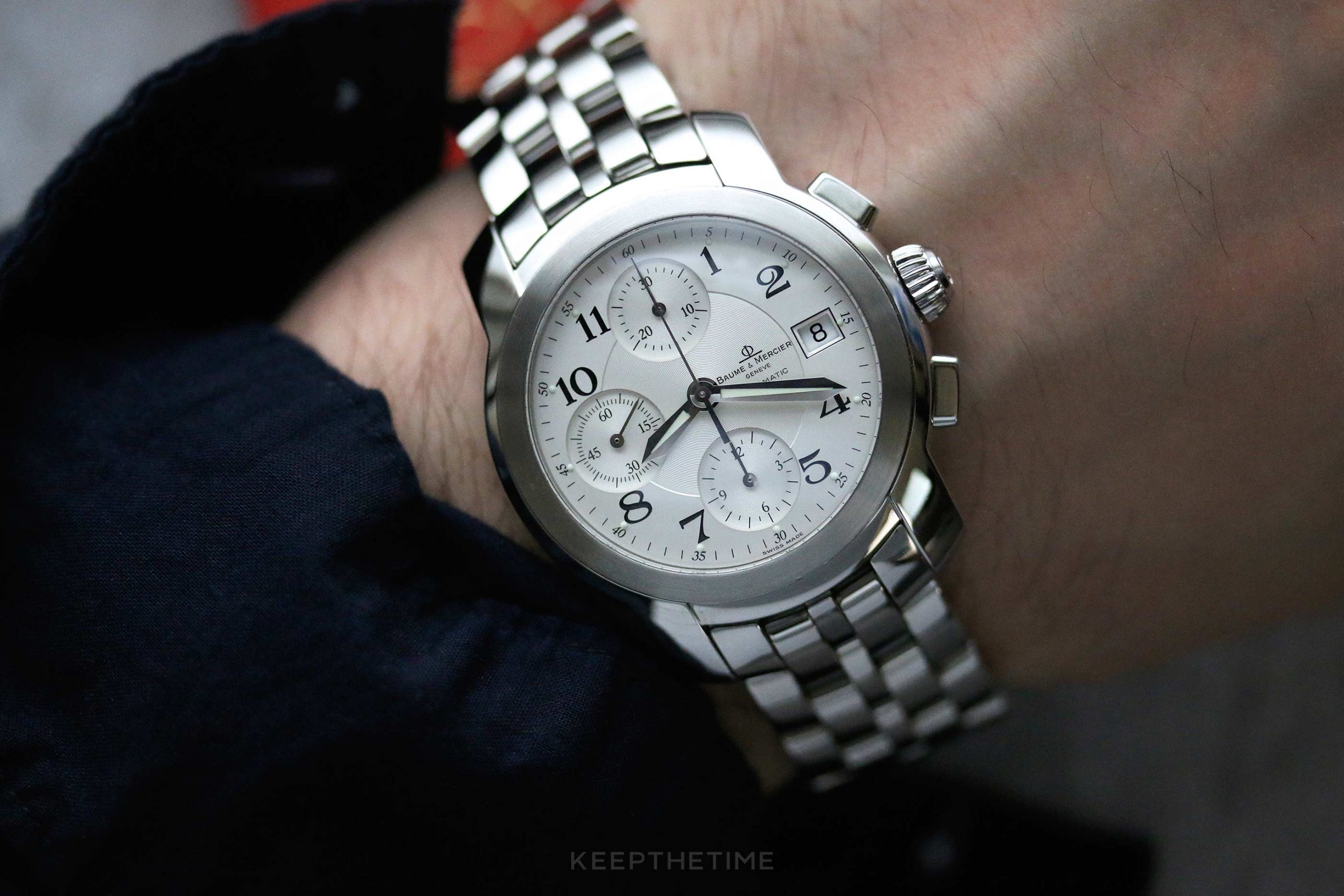 Baume et Mercier Capeland Chronograph Watch (MV045216) | KeepTheTime