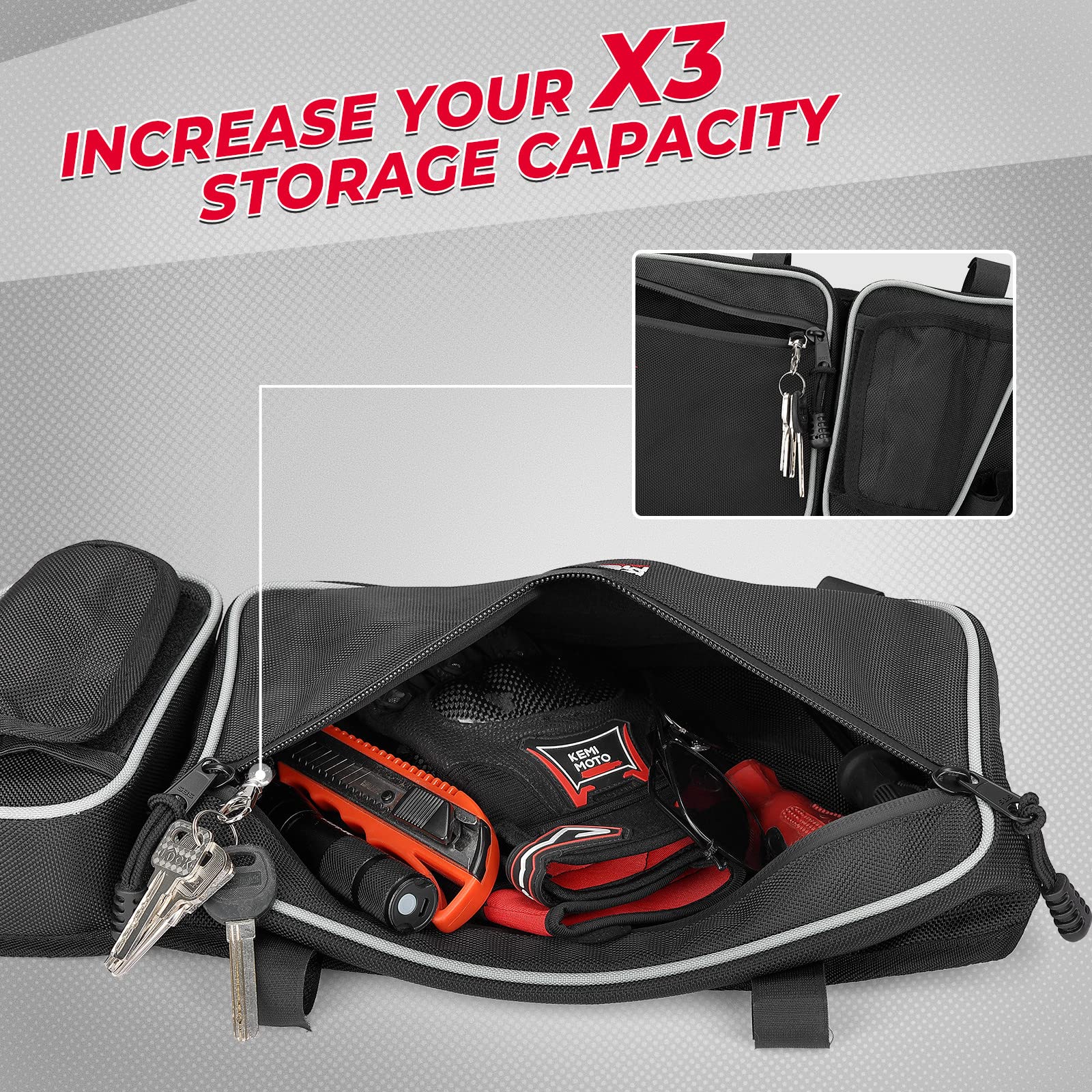 Can-Am X3 Door Bags – Kemimoto