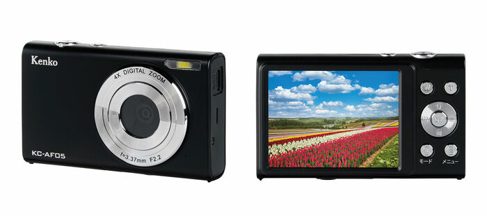 日常を気軽に撮って楽しむ、お散歩カメラ「デジタルカメラ KC-AF05