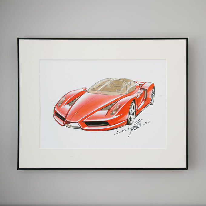 ORIGINAL POSTER｜奥山清行 直筆サイン入りポスター（額入り） | Ken