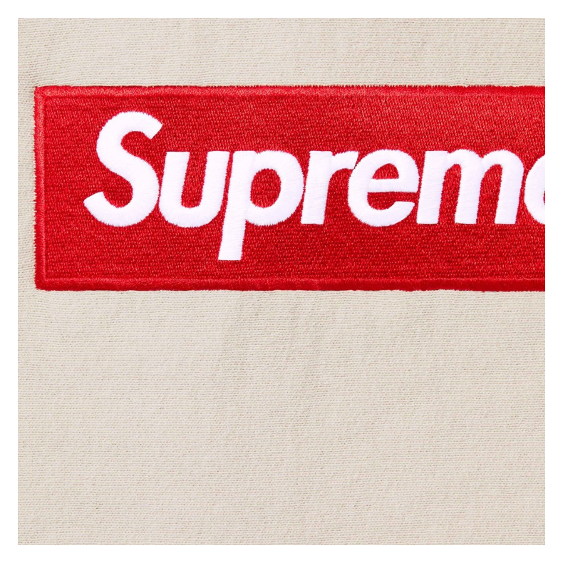 Supreme Box Logo Hooded Sweatshirt (FW24) Stone | Supreme | KershKicks