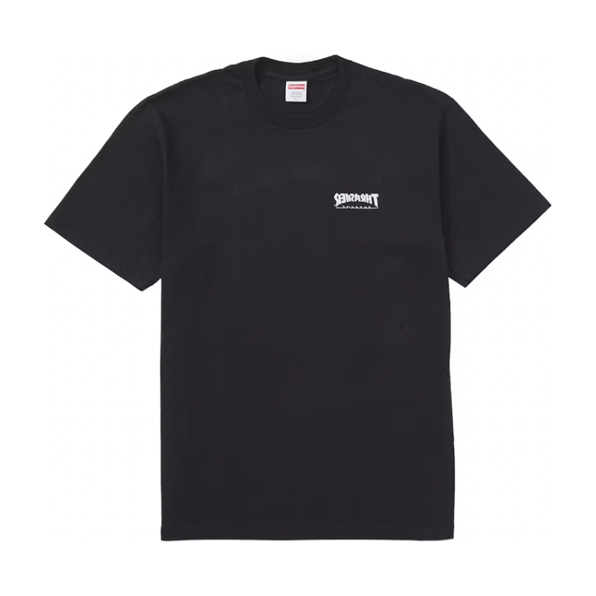 Supreme Thrasher Cross Tee Black | Supreme | KershKicks