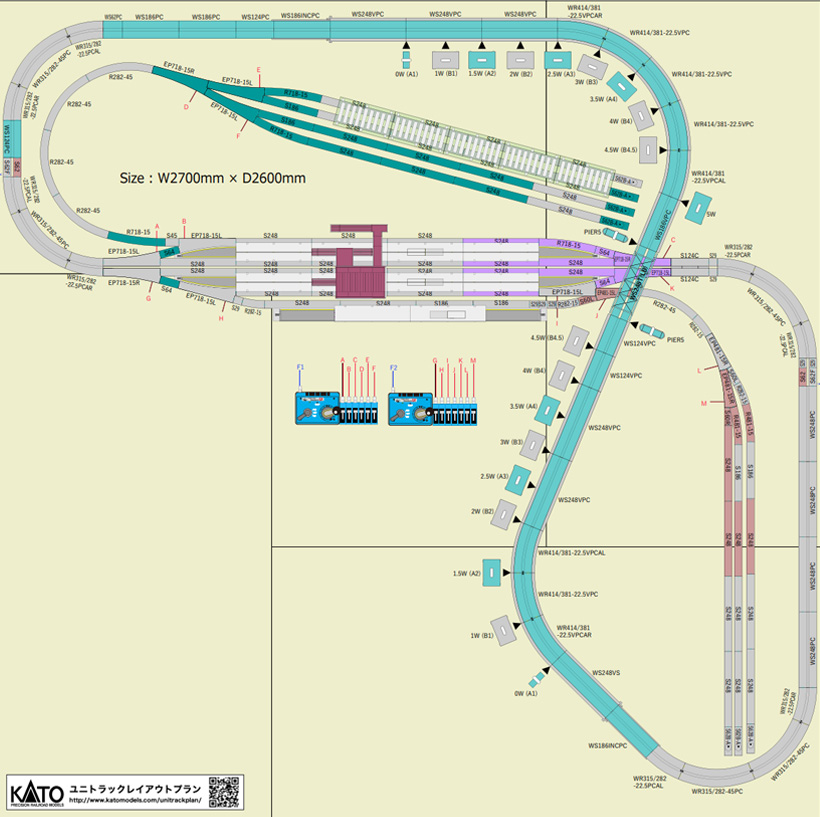 KATO鉄道模型ホームページ | ユニトラック レイアウトプラン特集