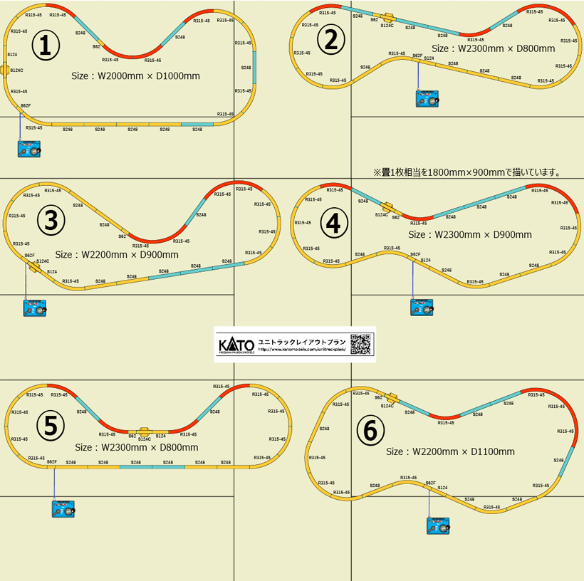 KATO鉄道模型ホームページ | ユニトラック レイアウトプラン特集