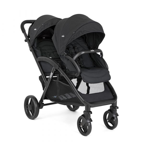 Joie ダブルベビーカー グレー レインカバー付き joie 二人乗り