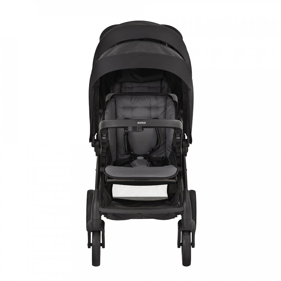 ベビーカー 二人でゴーDX シングルタイヤ（ブラック）」について