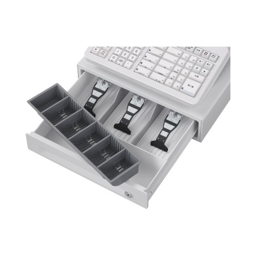 カシオ 電子レジスタ SR－C550－4SWEホワイト 幅330×奥行