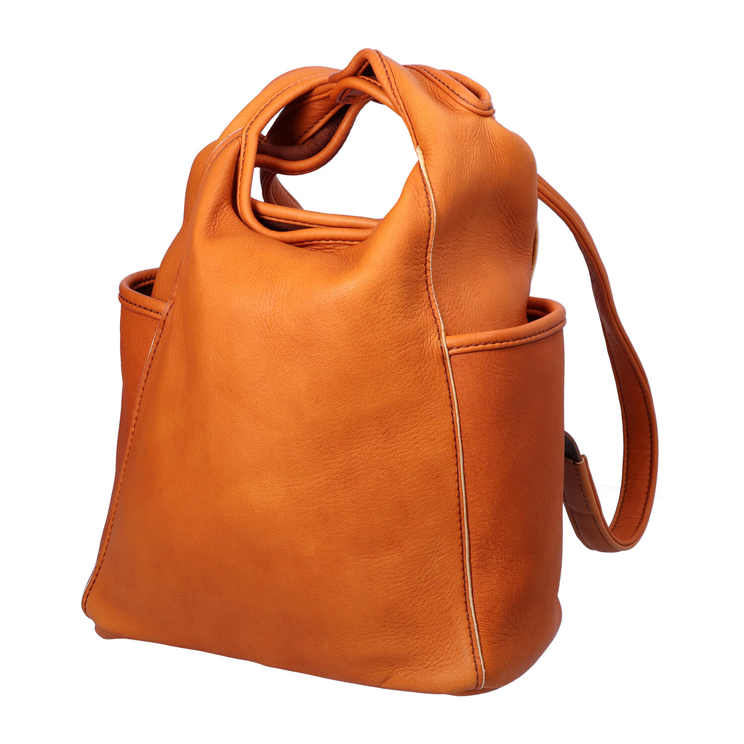 総手縫い 鹿革 2WAY リュックサック | 株式会社 KAZINO leather works