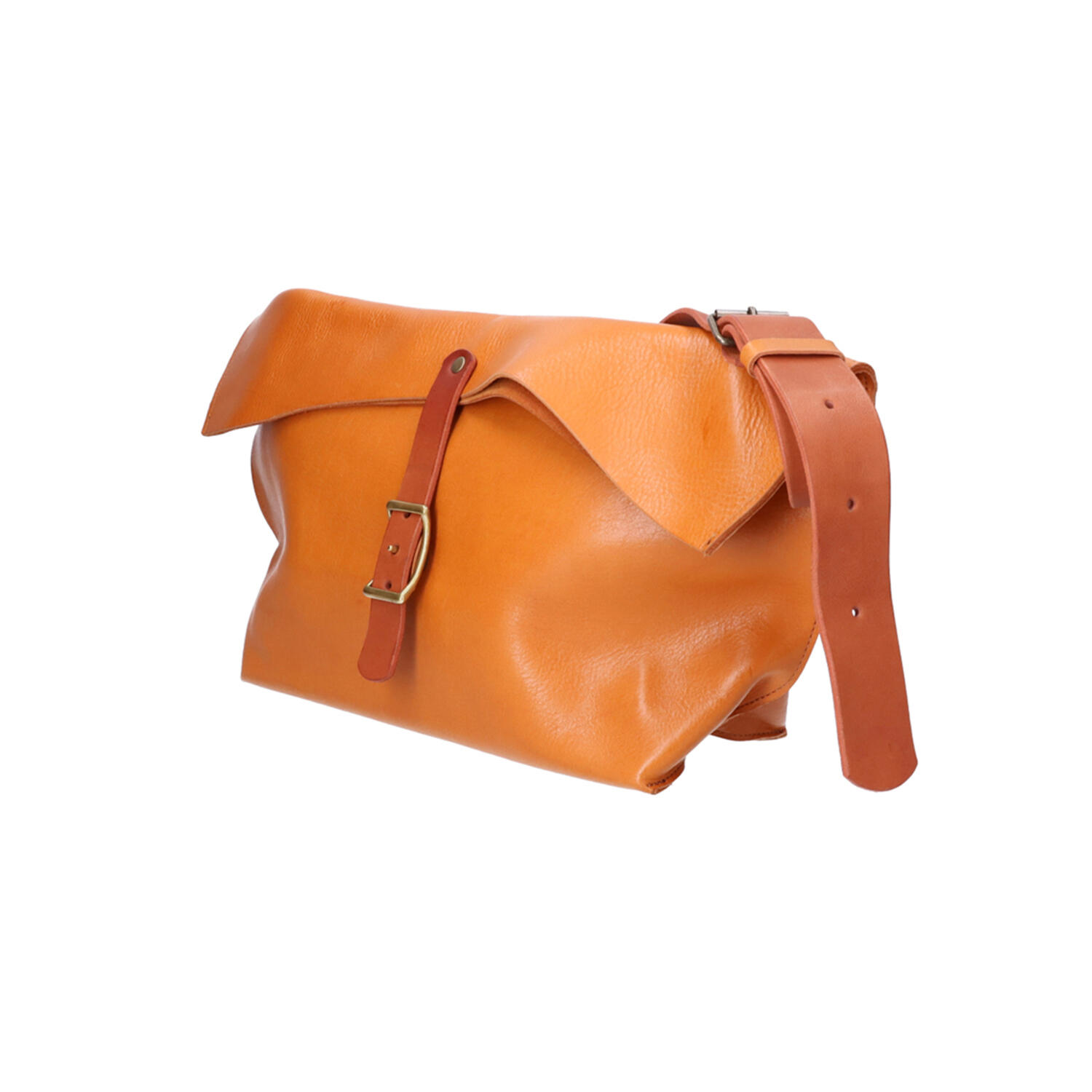 オイルレザー ヌメ革 メッセンジャーバッグ M | 合同会社 エイチ